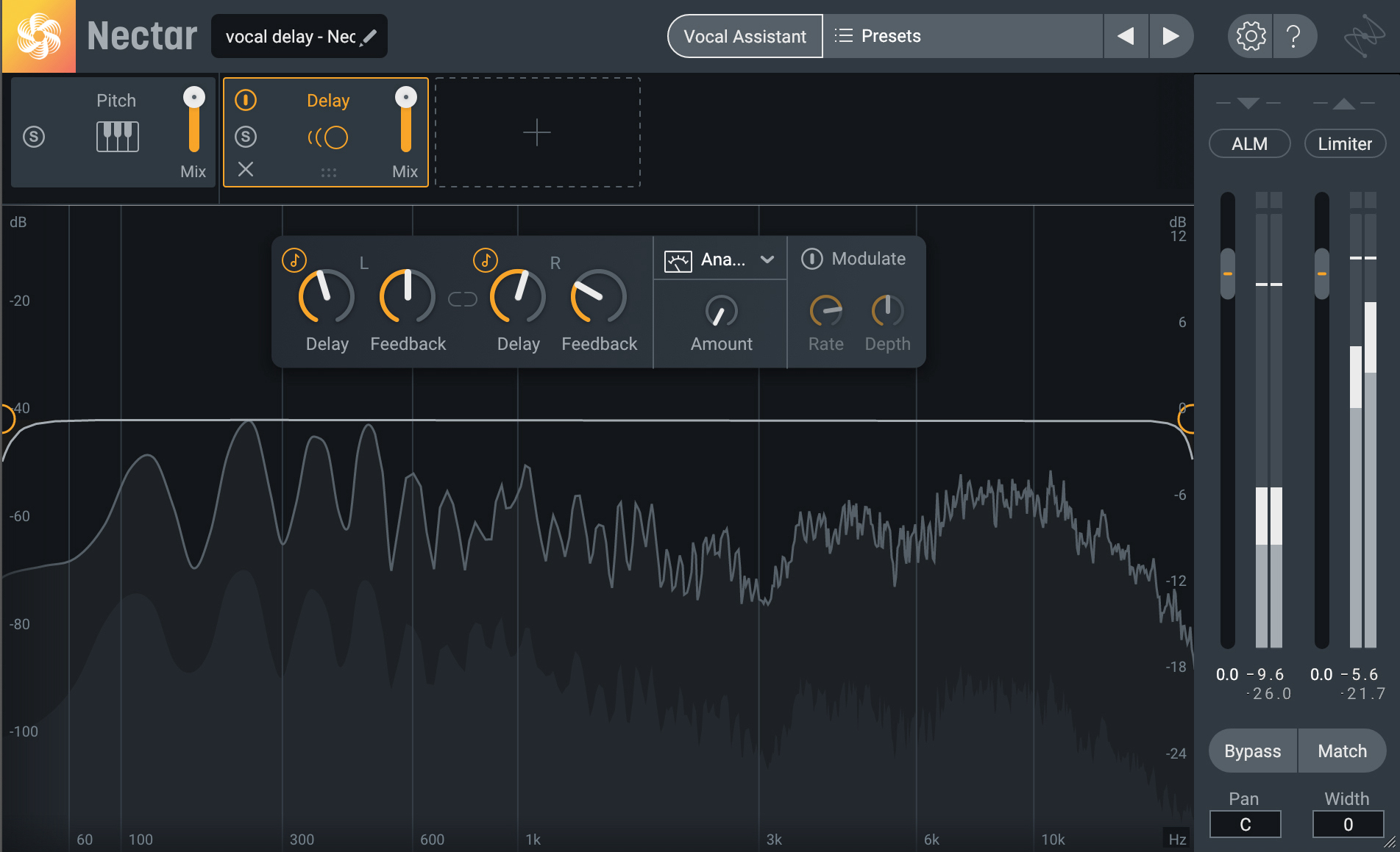 Using the Delay module in Nectar Pro for vocal throws