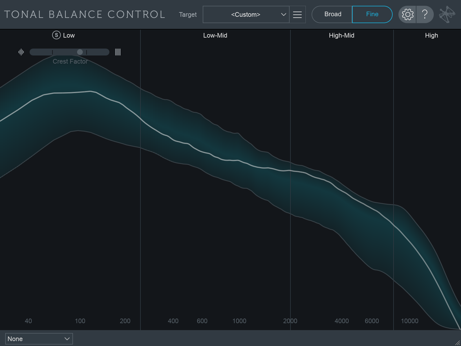 “Jumpsuit” Tonal Balance Control curve