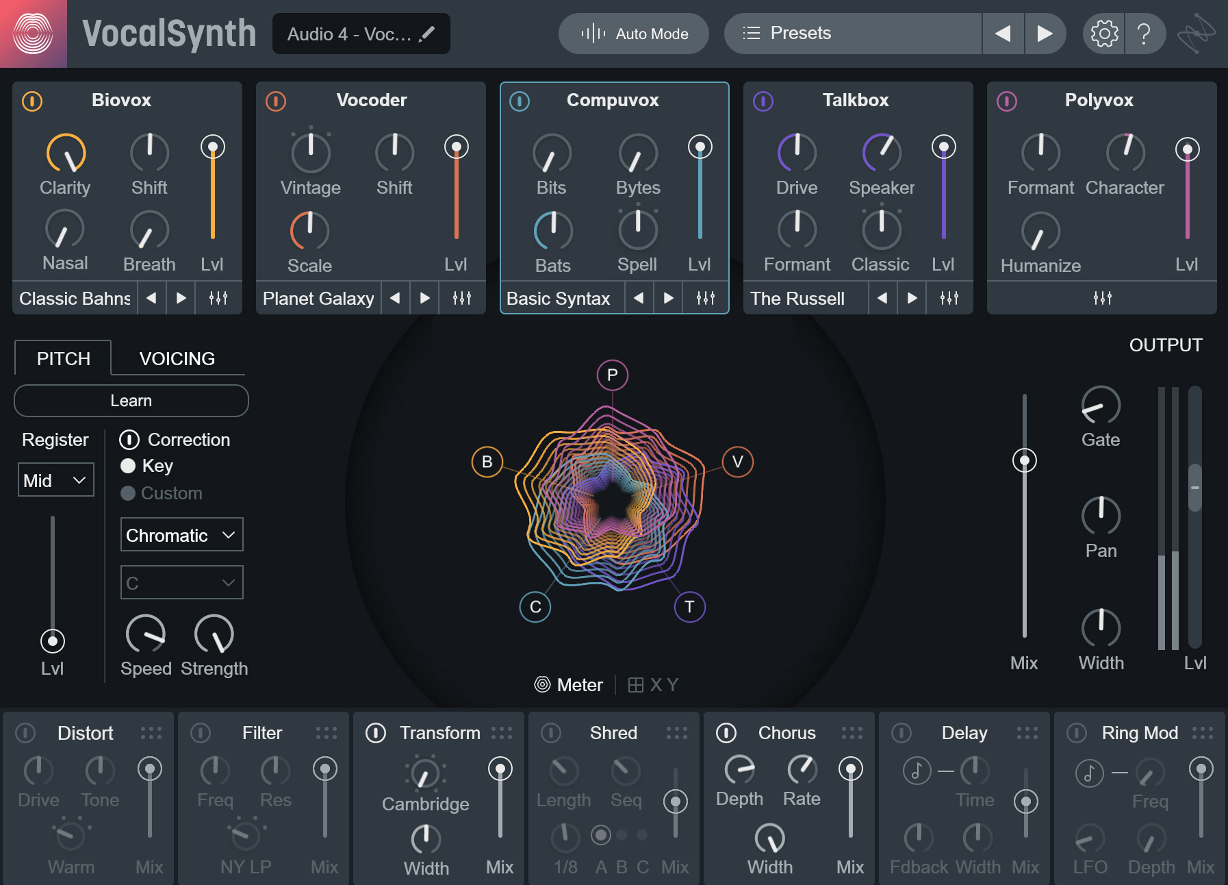 VocalSynth vocal effect plug-in