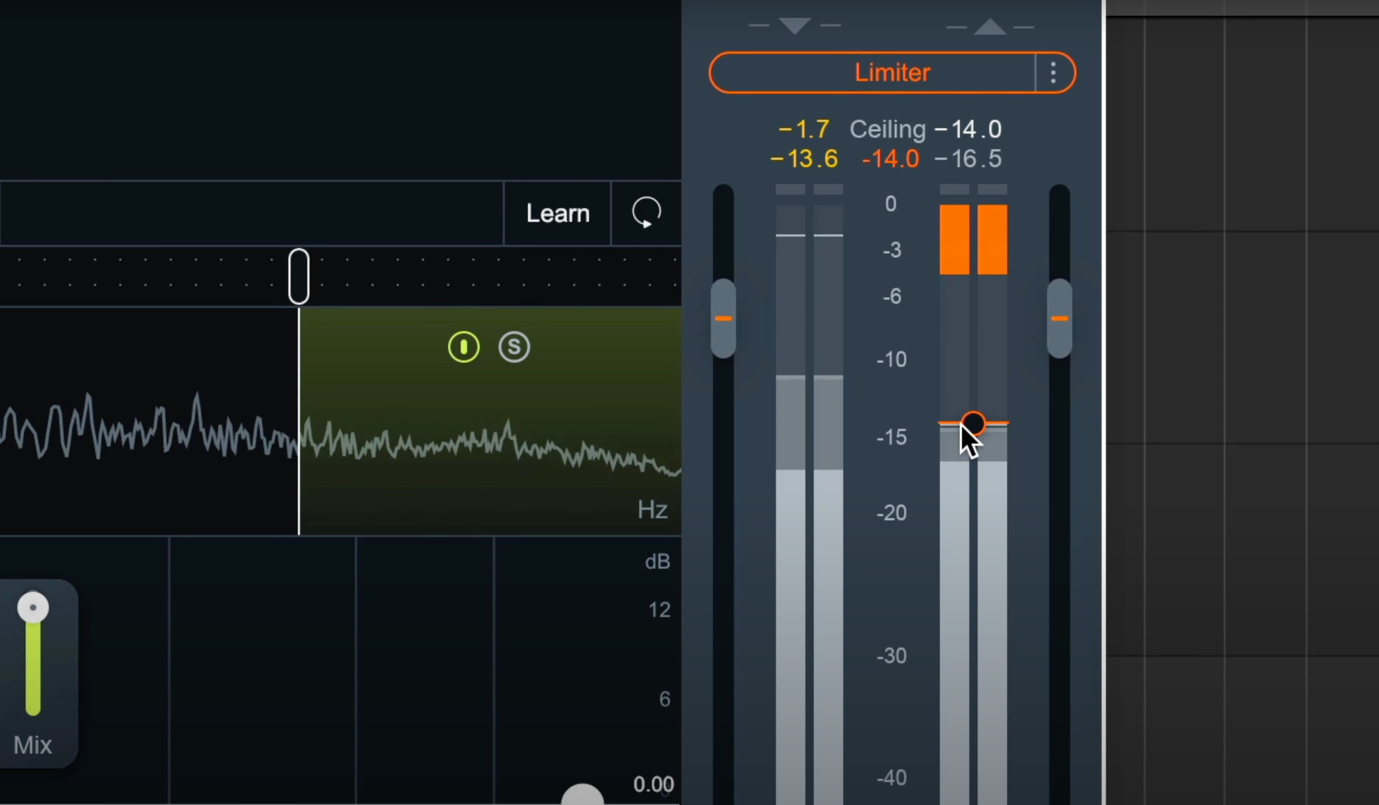 Neutron Pro’s Limiter and controls