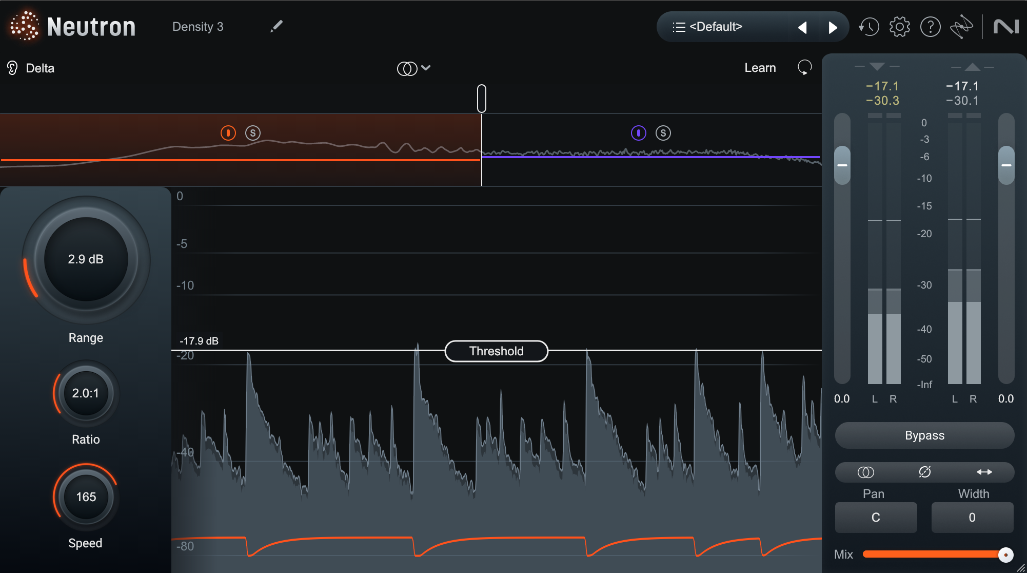 Snare Density low band