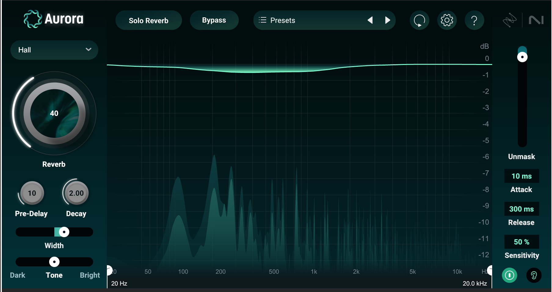 iZotope Aurora reverb plugin