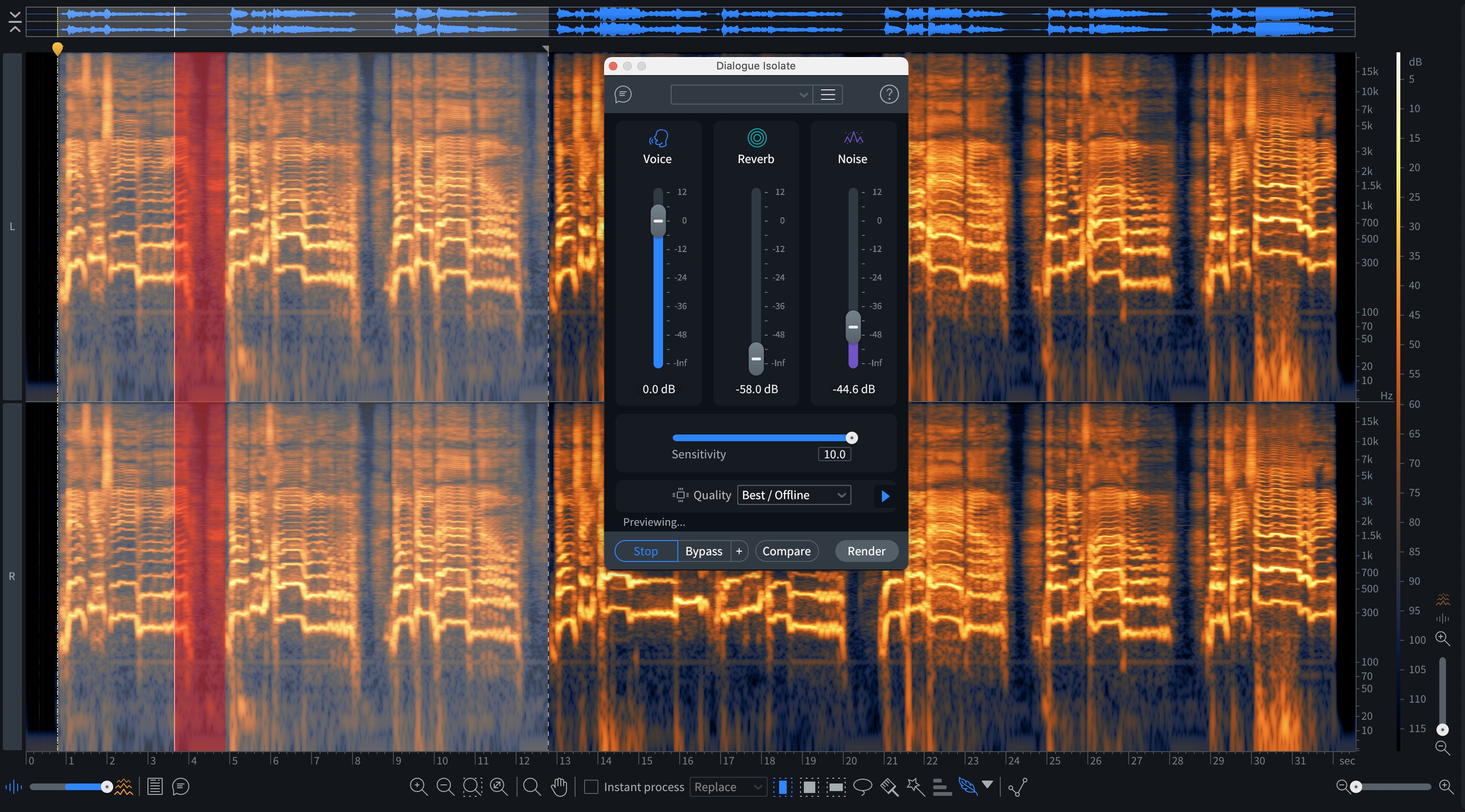 RX Dialogue Isolate