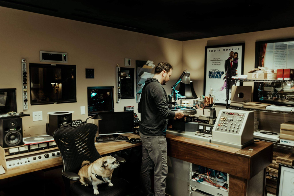 Eric Boulanger with Wilbur at The Bakery (Culver City, CA). Photo by Jei Romanes and Gaile Deoso.