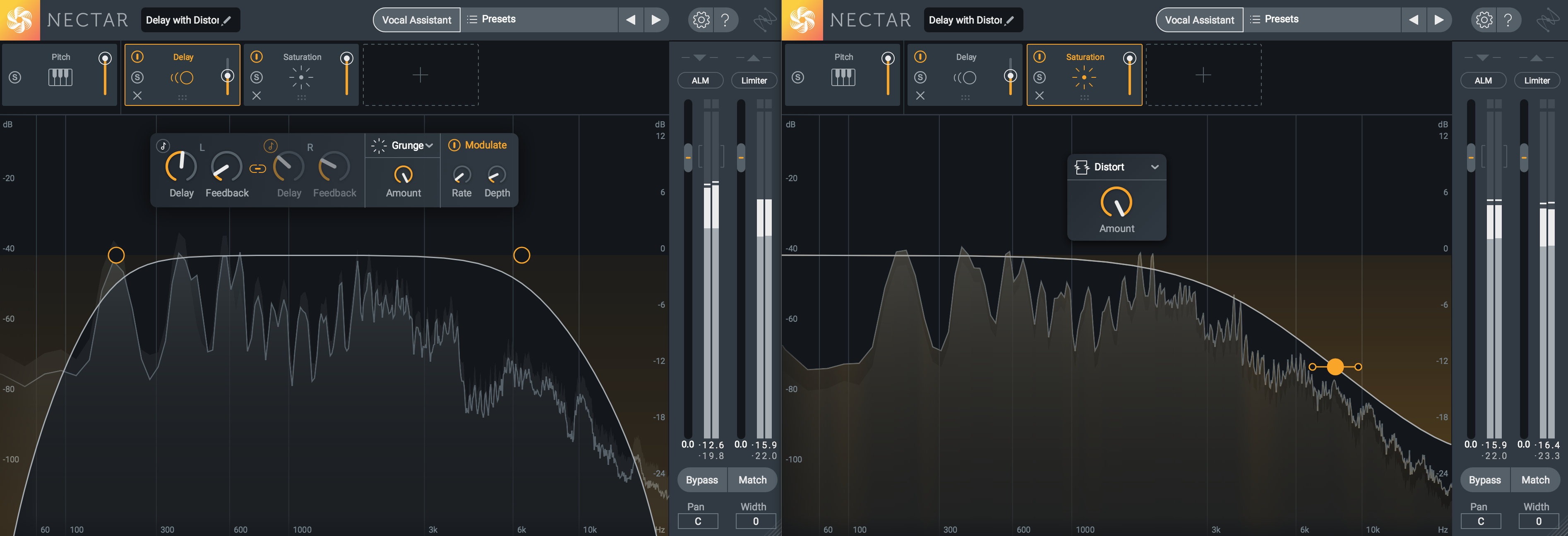 Adding some distortion with Nectar 3 modules