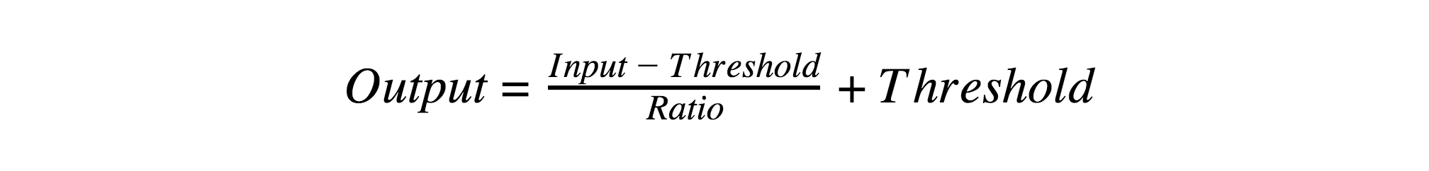 Output level equation