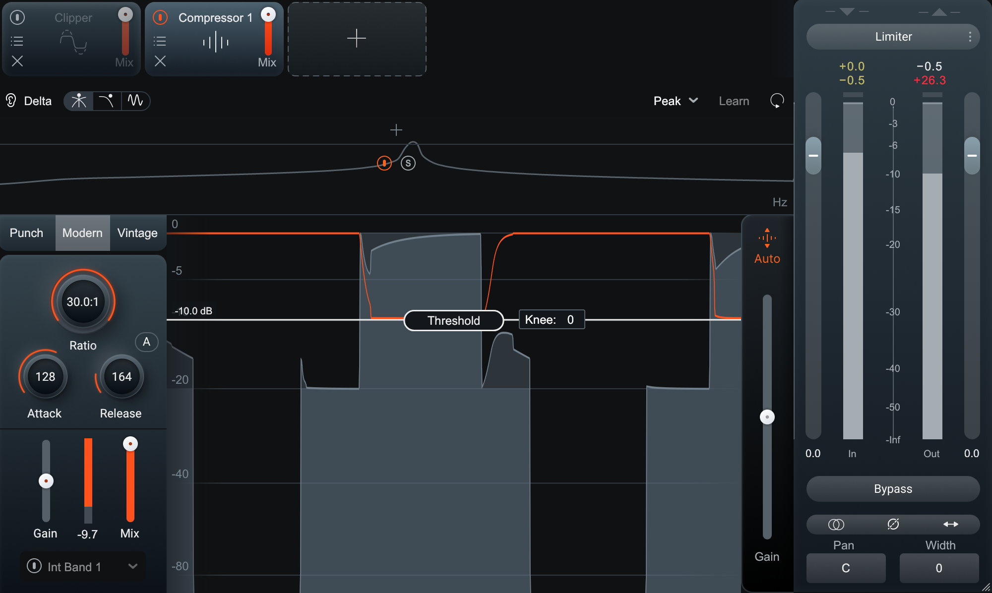 Compressor settings