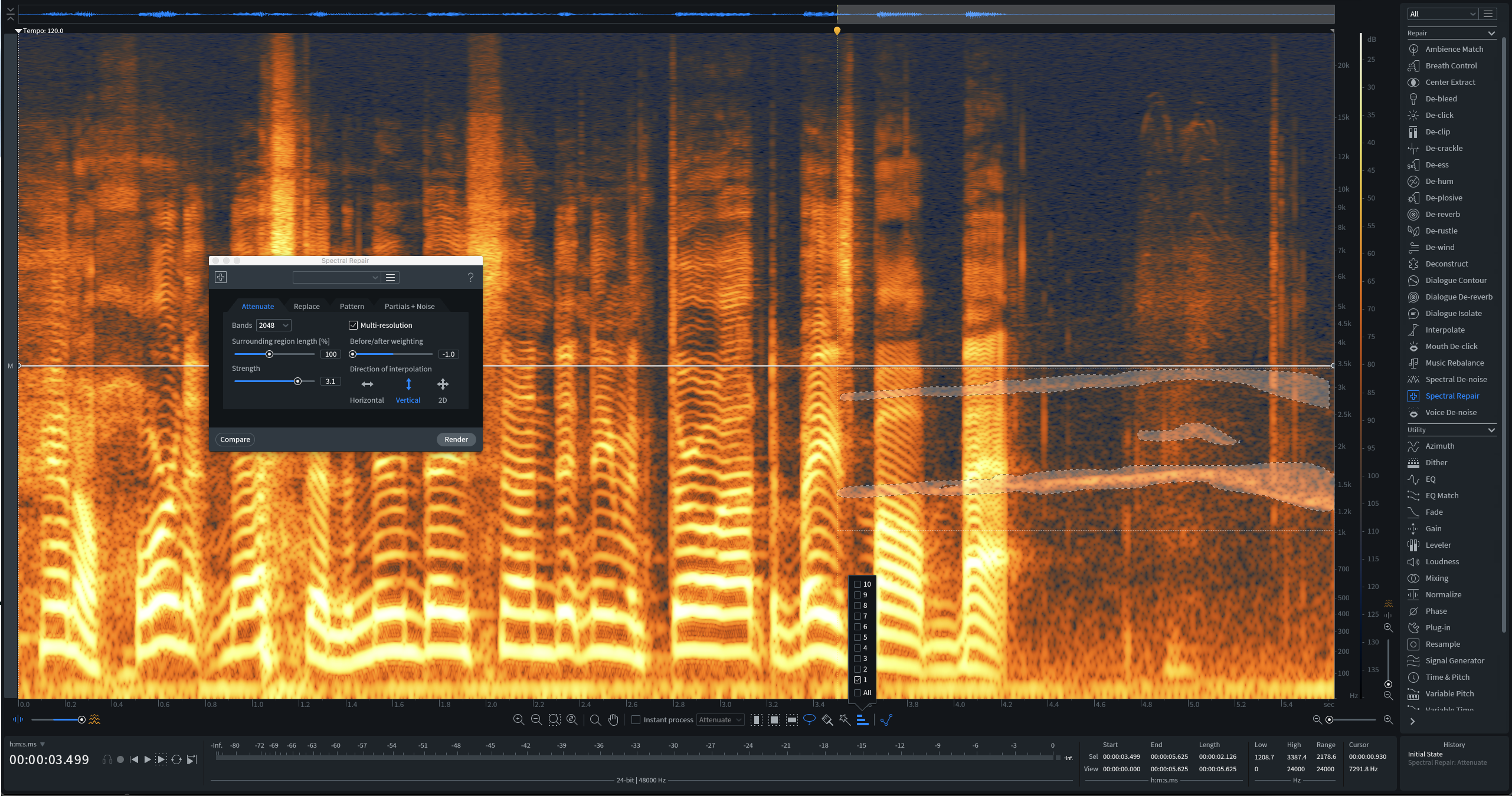 Removing a siren with the RX L lasso hotkey