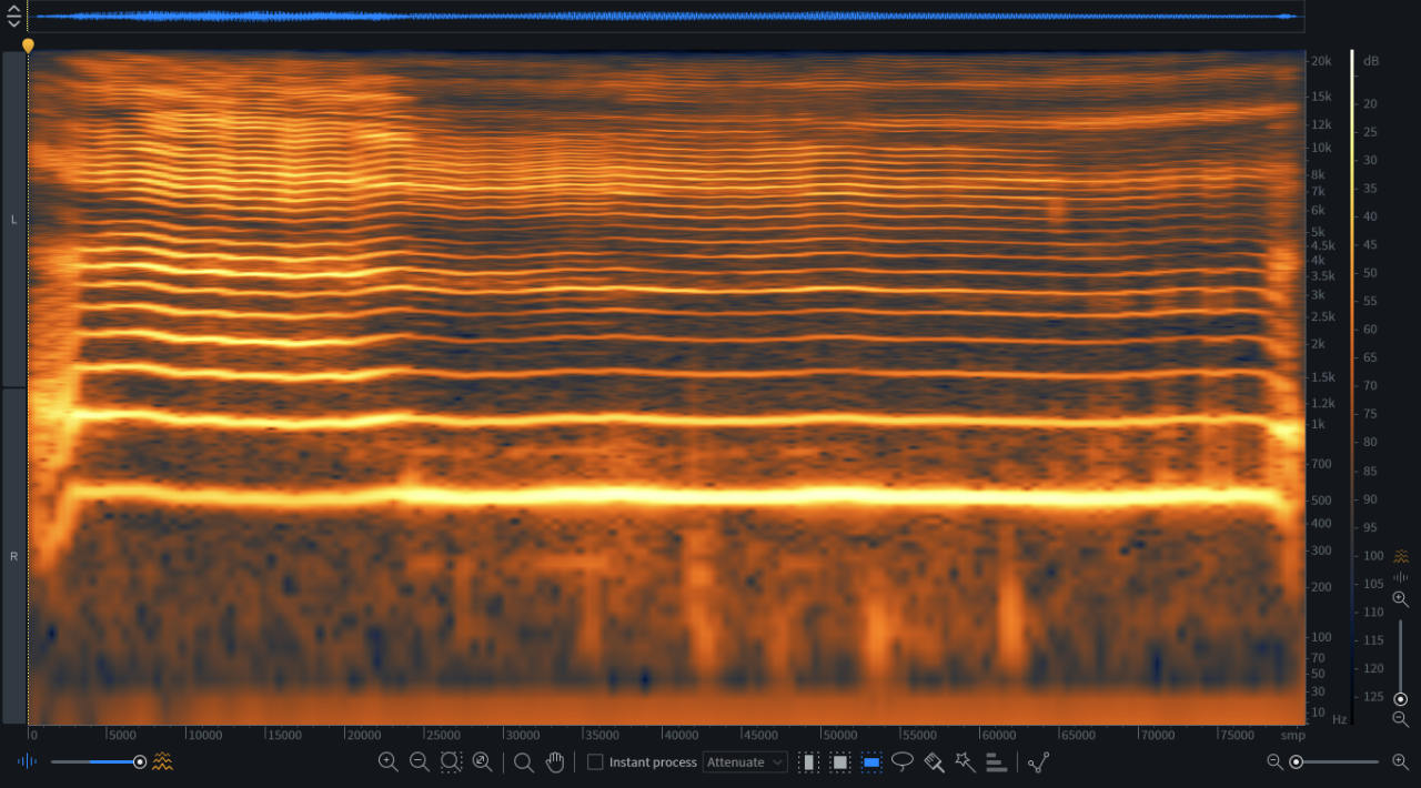 The fundamental frequency becomes more consistent.