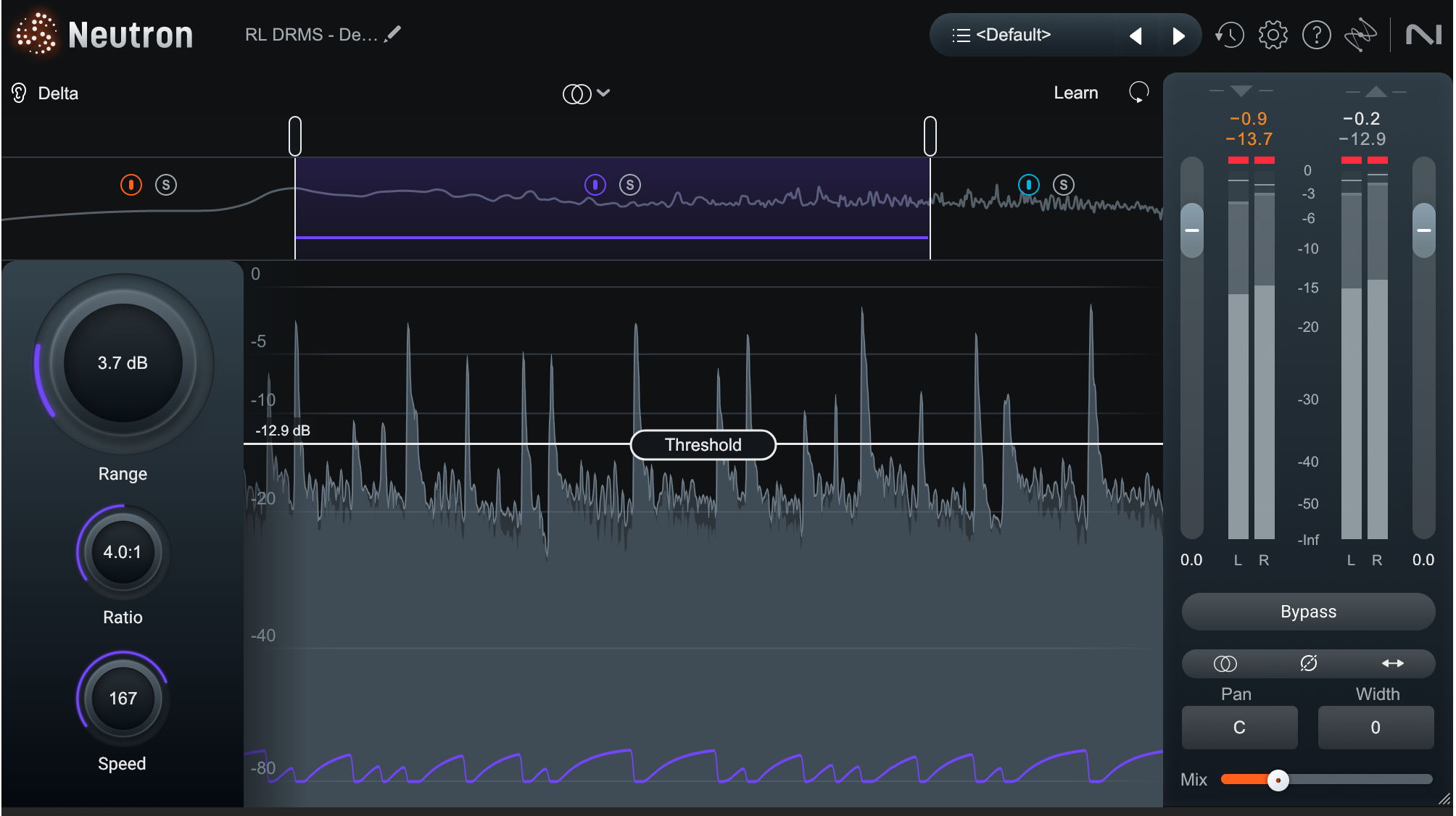 Density on Drum bus