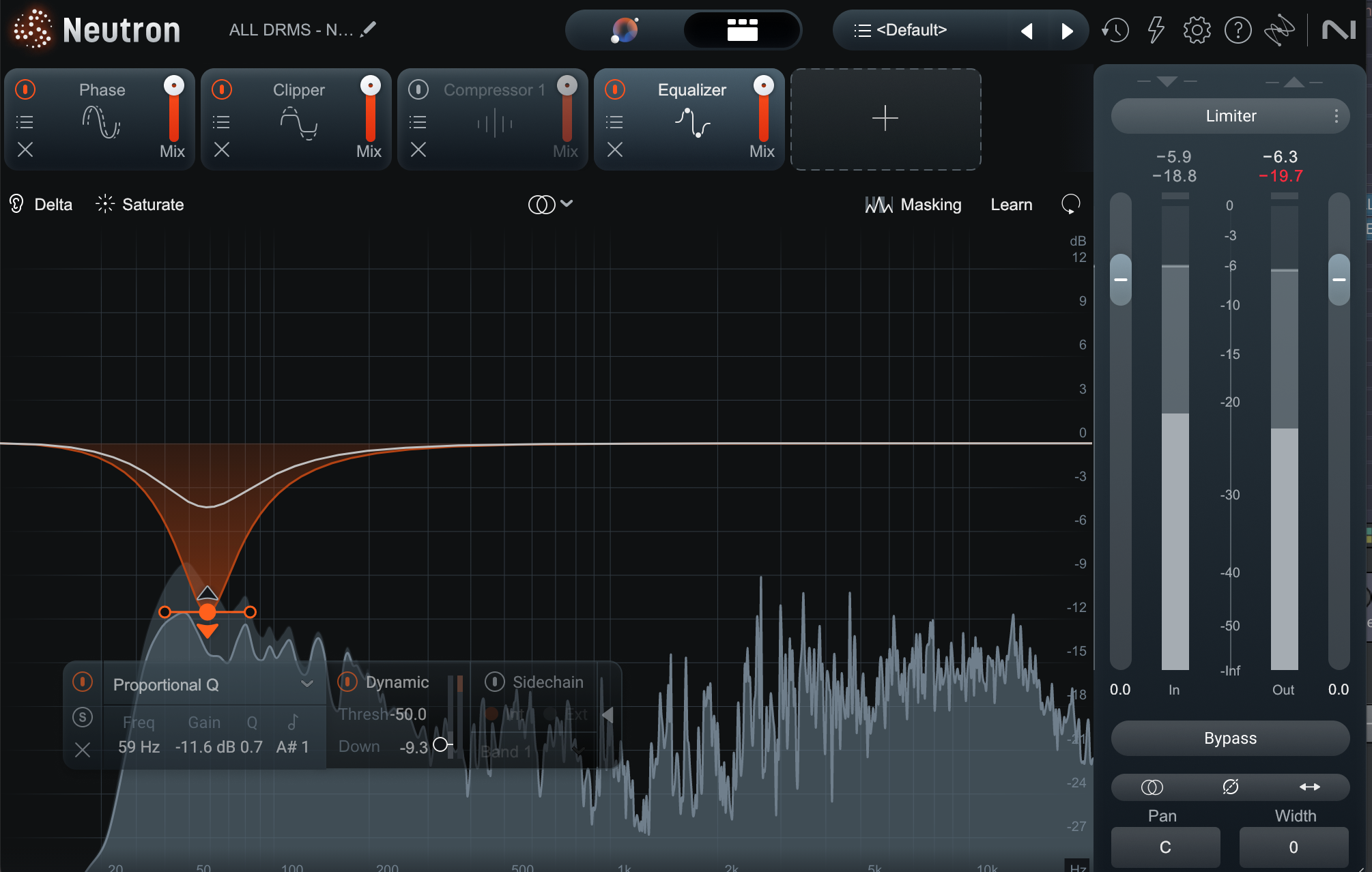 Dynamic EQ in Neutron